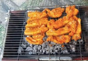 thịt heo rừng ướp nướng siêu ngon