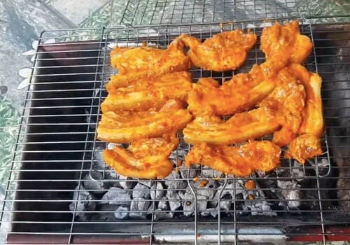 thịt heo rừng ướp nướng siêu ngon