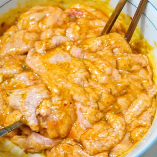 vú heo ướp nướng siêu ngon